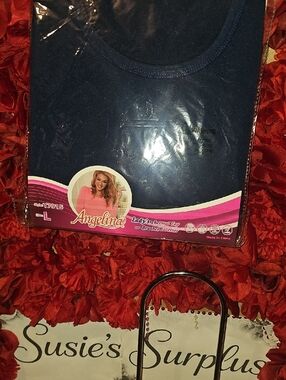 Angelina NWT Dark Navy Women's Thermal Top Size Large